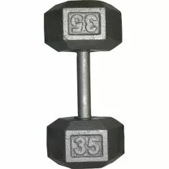 York 35 Lb Hex Dumbells Exercise