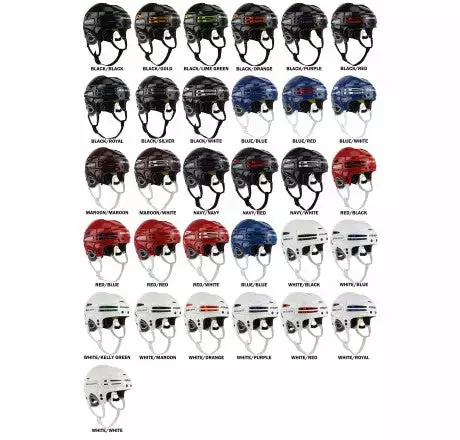 Bauer Helmet Combo Re-Akt 75 Hockey 5 Bauer Re-Akt 75 Hockey Helmet Combo