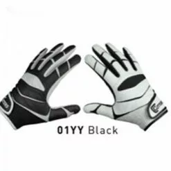 Cutters Senior X40 Football Gloves - Black