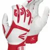 Easton Senior Men's Gametime Batting Gloves (Red) Baseball