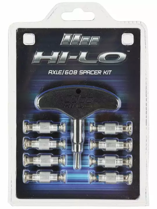 Bauer Kit Axle Spacer 608 Hi-Lo Skate Inline 3 Bauer Hi-Lo Inline Axle 608 Spacer Kit Inline Skates