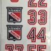 Entrix Kitchener Jr Rangers Helmet Sticker Set