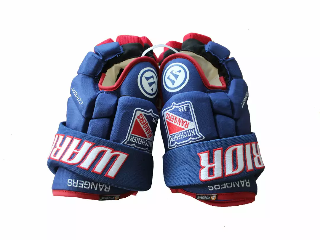 Senior Kitchener Jr Ranger Warrior Glove Hockey Custom 3 Warrior Senior Kitchener Jr Ranger Custom Hockey Gloves