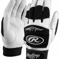 Rawlings Youth Full Grain Leather Batting Gloves