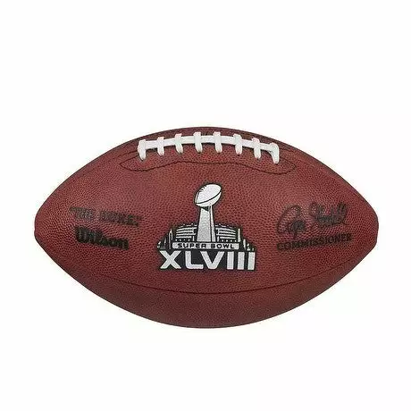 Wilson NFL Super Bowl XLVIII Authentic Game Quality Football 3 Wilson NFL Super Bowl XLVIII Authentic Game Quality Football
