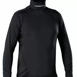 Winnwell Senior Long Sleeve Base Layer Shirt With BNQ Approved Built In Neck Guard Hockey
