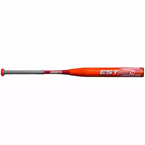 Baseball Worth EST Comp Balanced Slo Pitch Bat 3 Baseball Worth EST Comp Balanced Slo Pitch Bat