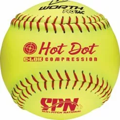 Worth SPN Hot Dot Softballs Baseball
