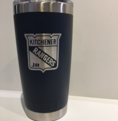 Yeti 20 Oz. Rambler Tumbler With Engraved Logo