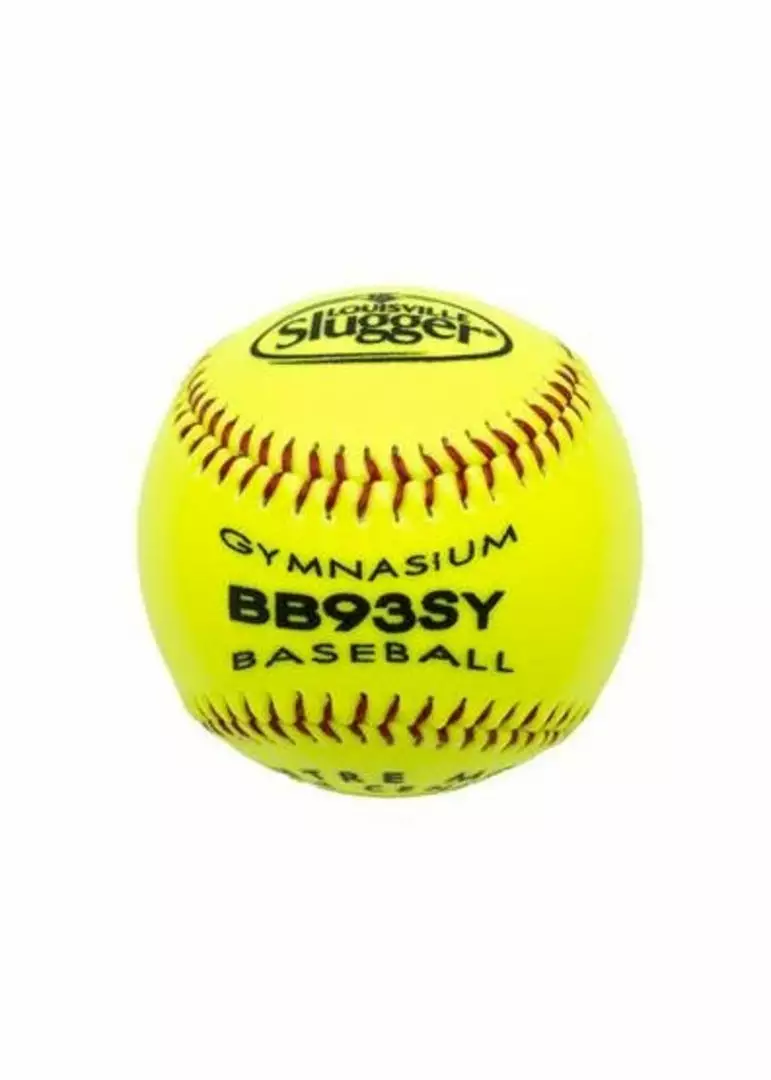 Louisville Slugger 9" Indoor Yellow Baseball 3 Louisville Slugger 9" Indoor Yellow Baseball