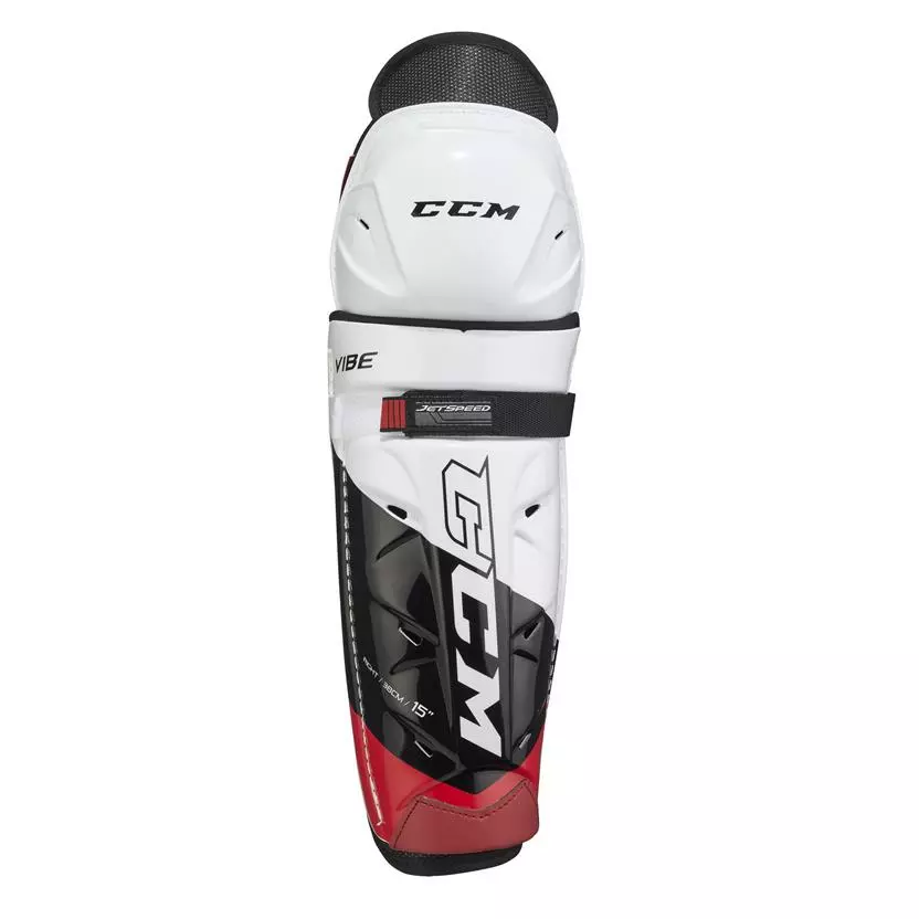 Shin Ccm Pad Jet Speed Vibe Jr. Hockey 3 CCM Jet Speed Vibe Jr. Shin Pads Hockey